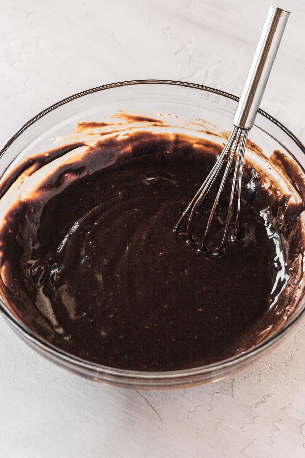 chocolate ganache all mixed together until smooth