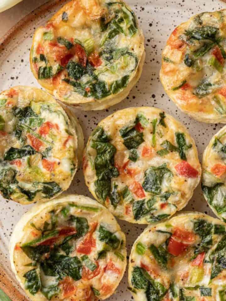 Fresh batch of egg white cups that are ready to be eaten.