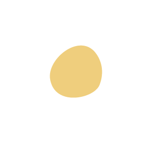 Simple illustration of a fried egg with a yellow yolk and white background.